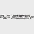 SunCatcher Boat Model Decal Sticker 73405334 - V322F Silver Black