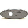Lund Boat Blank Ignition Panel 2006193 - 5 3/4 X 2 1/4 Inch Gray