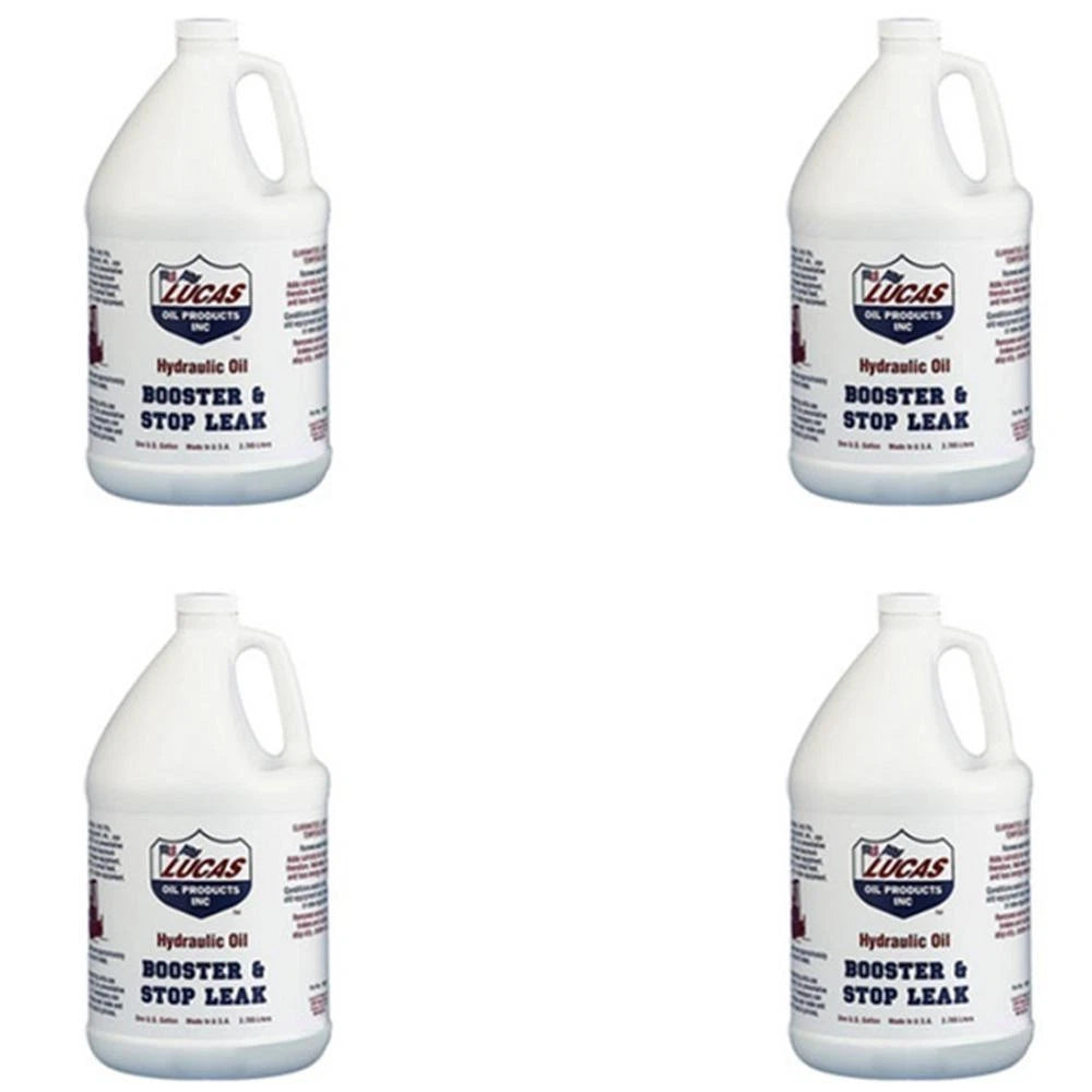 4 Pack: (1 Gallon) Lucas Hydraulic Oil Booster & Stop Leak Fits John Deere