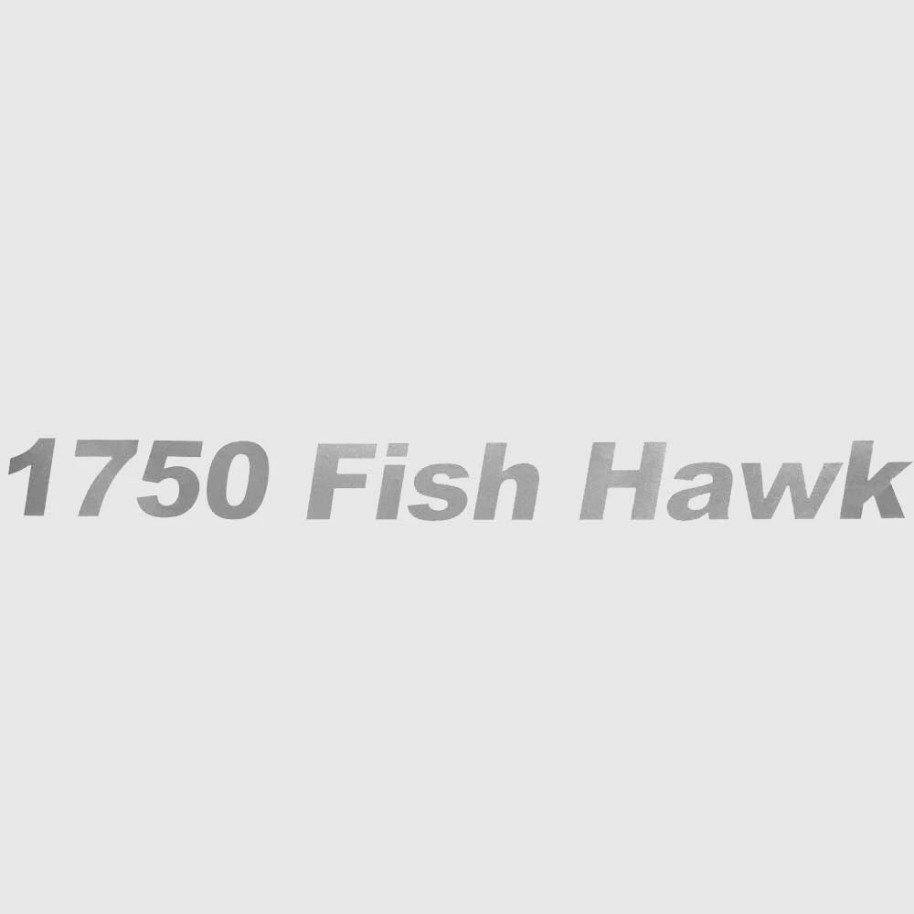 Crestliner Boat Decal 2007469 - 1750 Fish Hawk Silver Sticker