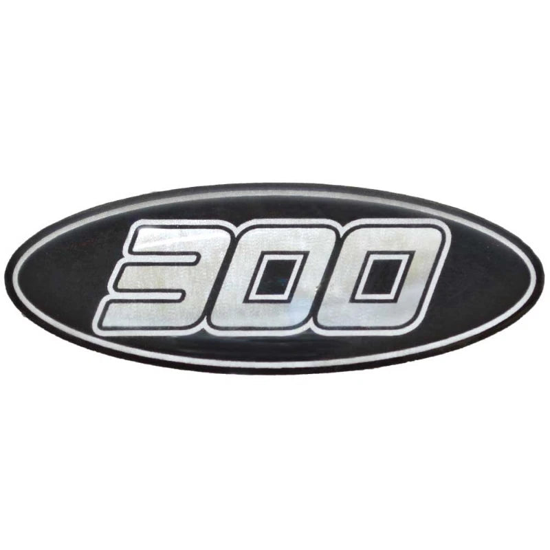 Crownline Boat Raised Decal 40191 - 300 LS Black Silver