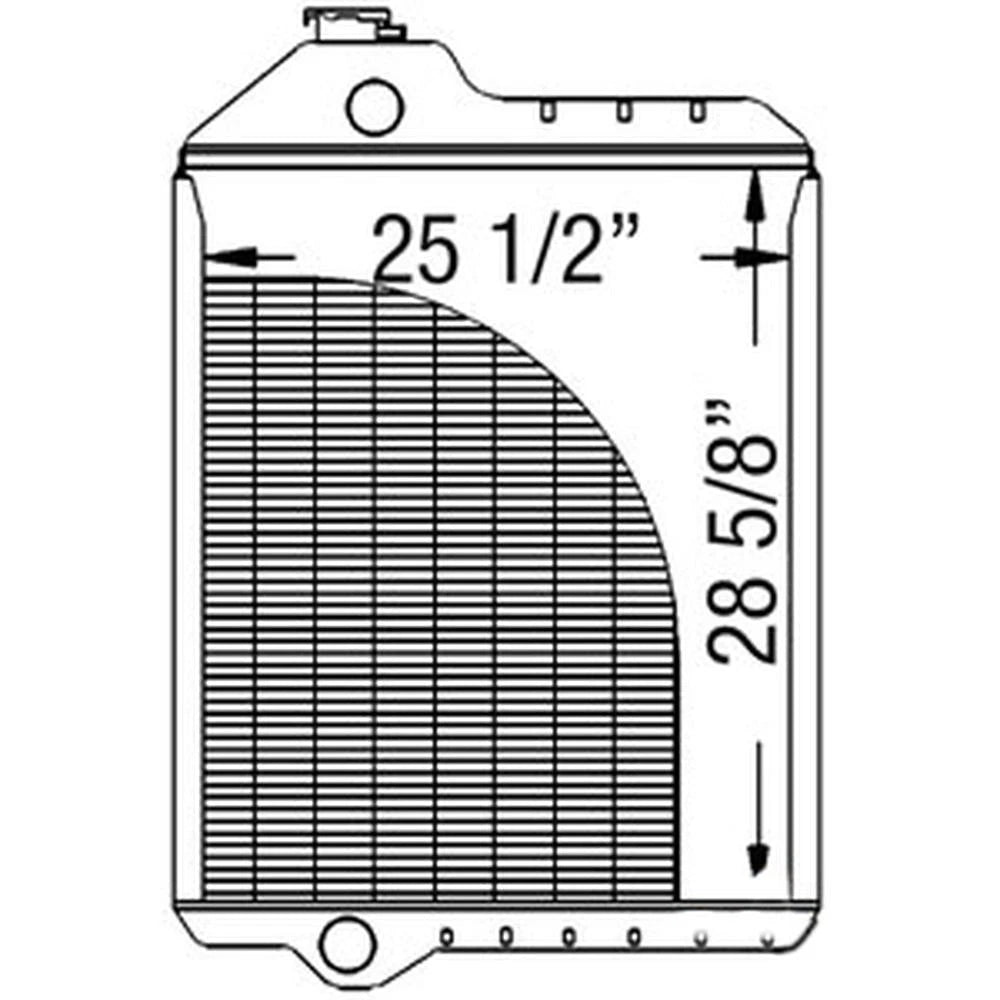 R2784 Radiator Fits John Deere