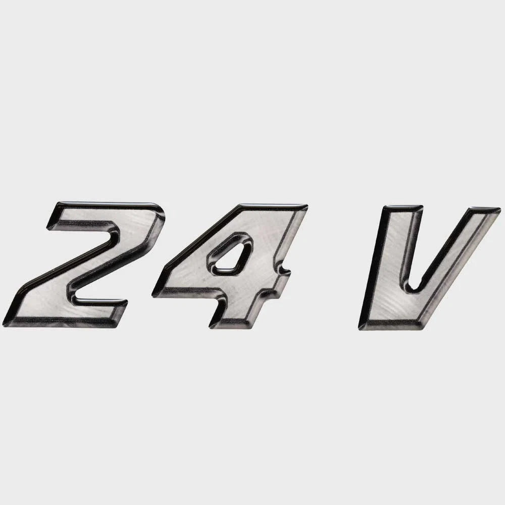 Supra Boat Raised Decal 109240 - 24 V Brushed Gray Sticker