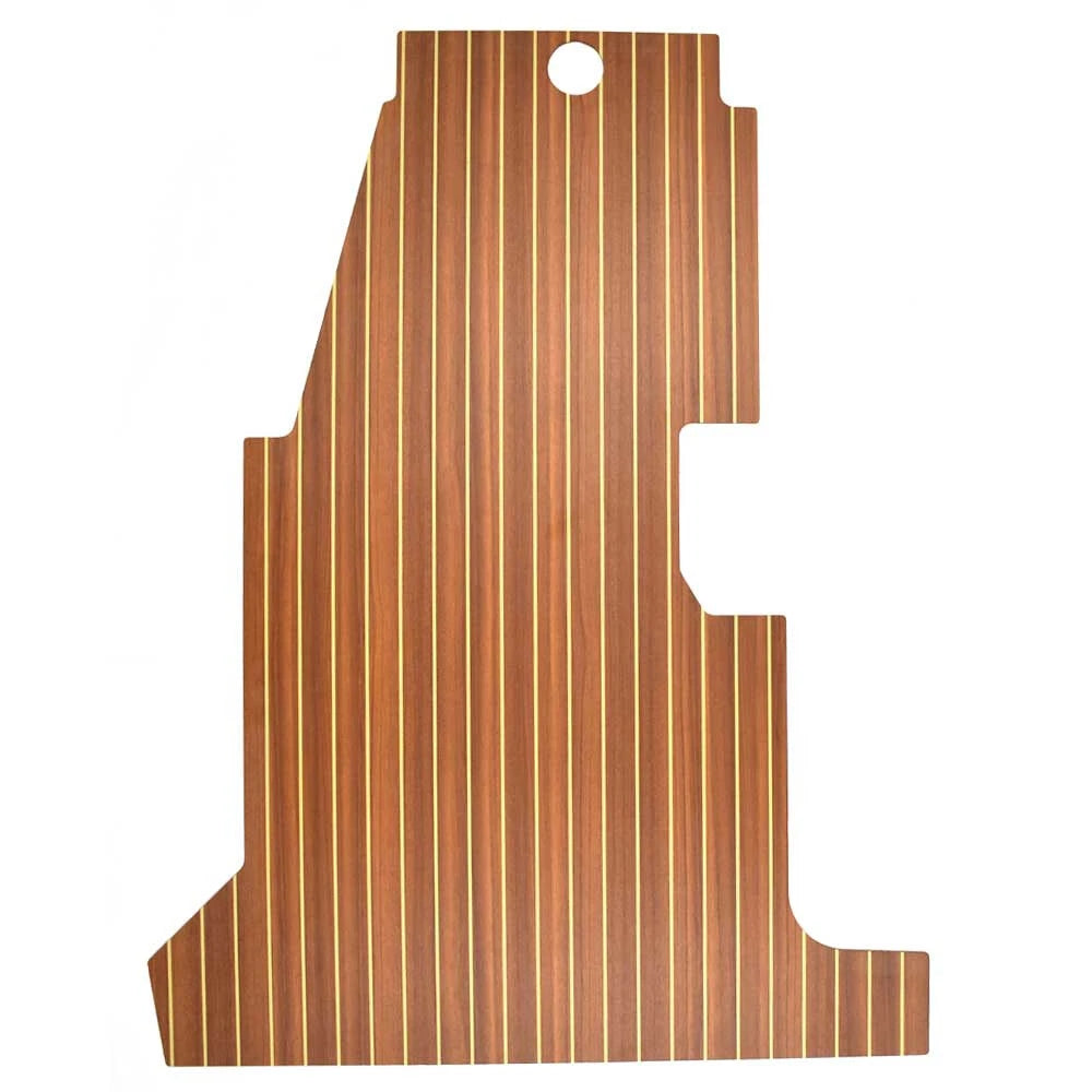 Sailfish Boat Console Floor Mat 51-1090 - 360 CC Interior Teak Vinyl
