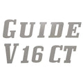 G3 Boat Decal Emblem Sticker - Guide V16 CT Silver
