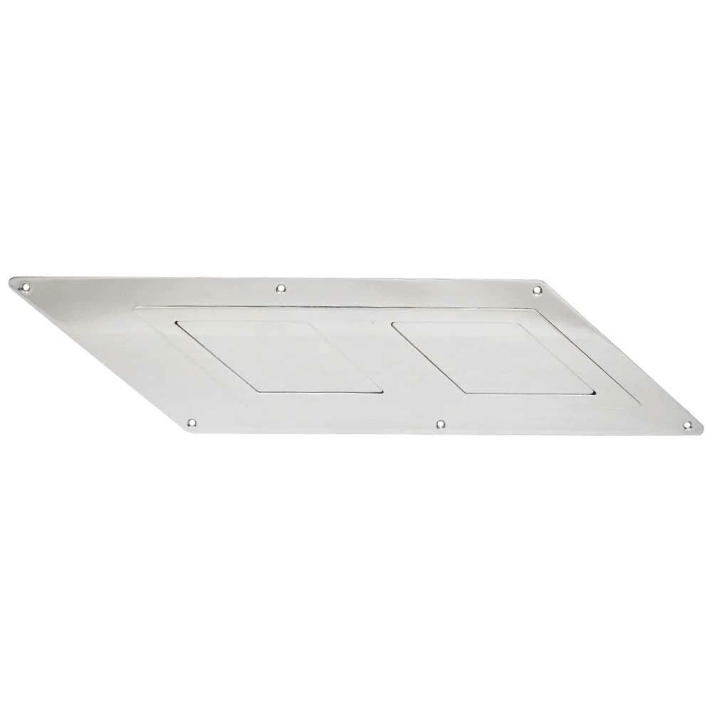Chaparral Boat Exhaust Face Plate 16.01634 - Stainless (PORT)