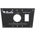 Bass CAT Boat Blank Bow Panel - with Trolling Receptacle Gray Lined
