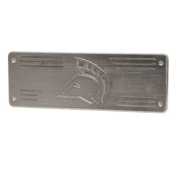 Ski Centurion Boat Cover Plate - 12 X 4 3/16 Inch Aluminum