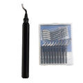 Rotary Deburring Tool with 15 Blades for Metal for Plastic Wood Deburring Work