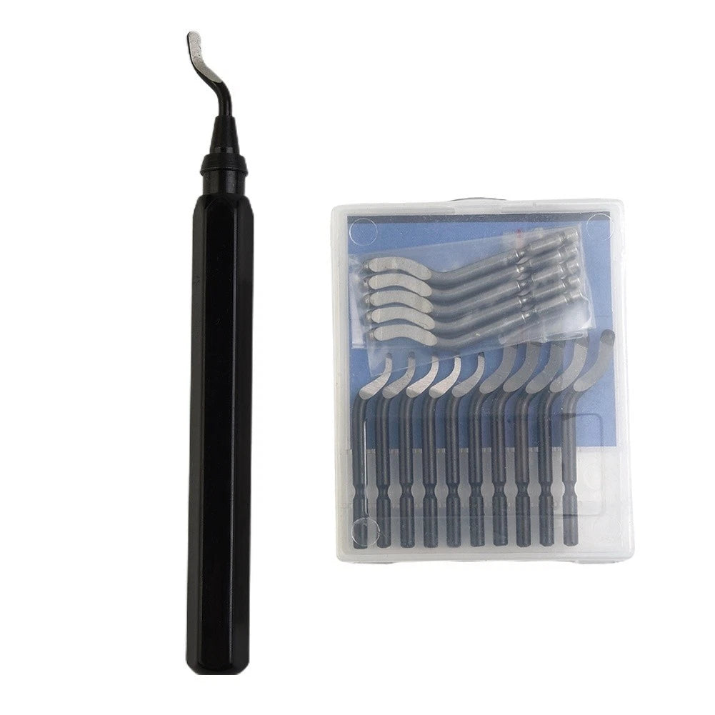 Rotary Deburring Tool with 15 Blades for Metal for Plastic Wood Deburring Work