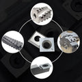 14mm Square Carbide Inserts Pack of 10 with Screws and Wrench for Lathe Tools