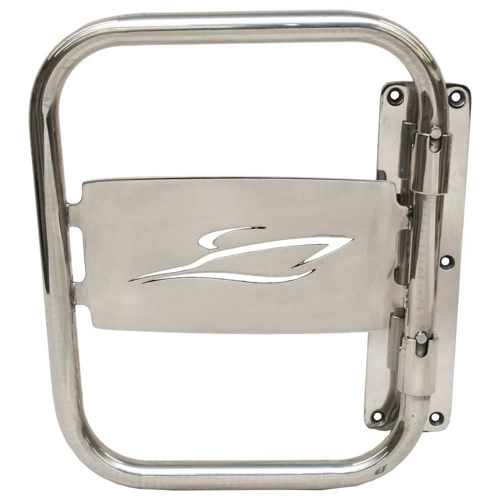 Scout Boat Stainless Steel Transom Gate Door - Polished 14 1/4 X 16