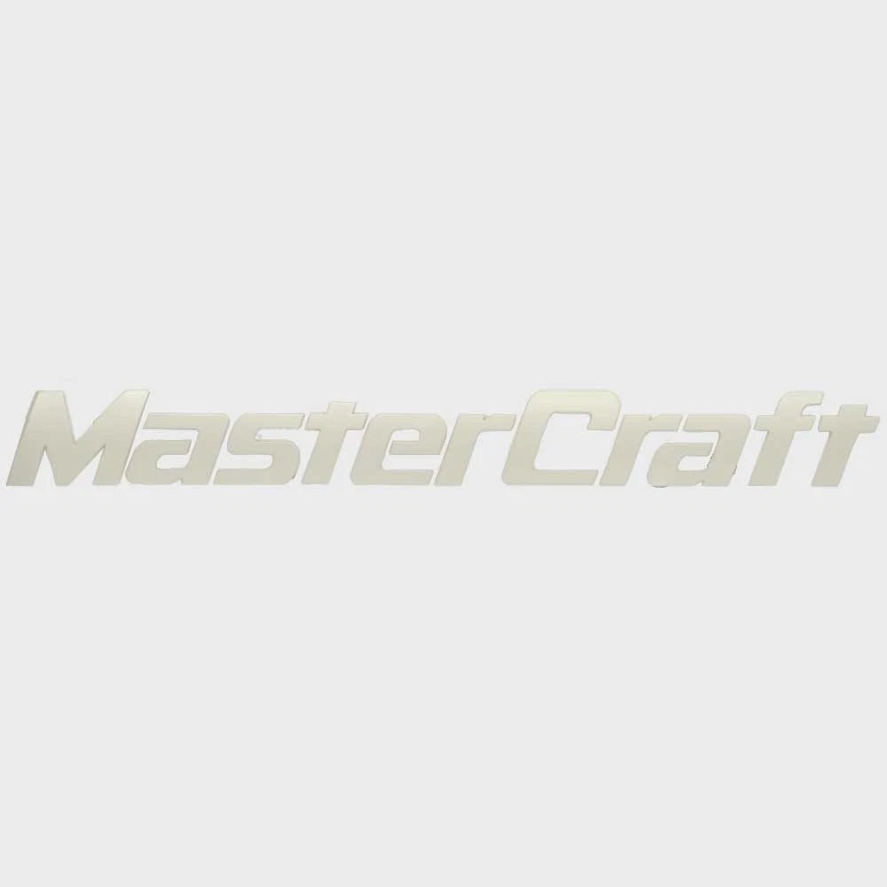 2020 MasterCraft Boat Raised Logo Decal 7502111 - Satin White Sticker