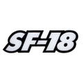 Ranger Boat Decal 1860714 - SF-18 Black White Vinyl 9 Inch