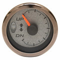 Beede Boat Trim Gauge 947938 - NexSysLink Pewter - Black 2 Inch