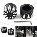 CNC Cut Front Axle Cap Nut Cover for Harley Electra Glide Sportster Dyna Fat Boy