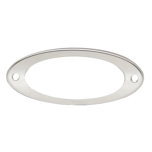 Rinker Boat Dock Light Bezel 81371 - 6 1/4 X 2 3/4 Inch Stainless