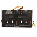 Crownline Boat Generator Switch Panel 44282 - 240V Black White