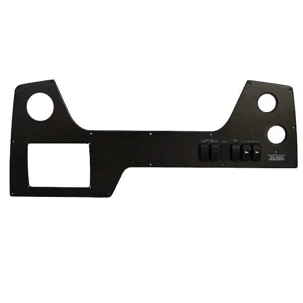 Sea Ray Boat Blank Dash Panel 2146865 - 280 Sundancer Black Brushed