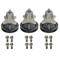 3 Spindle Assemblies with Bolts Fits John Deere Replaces GX20234