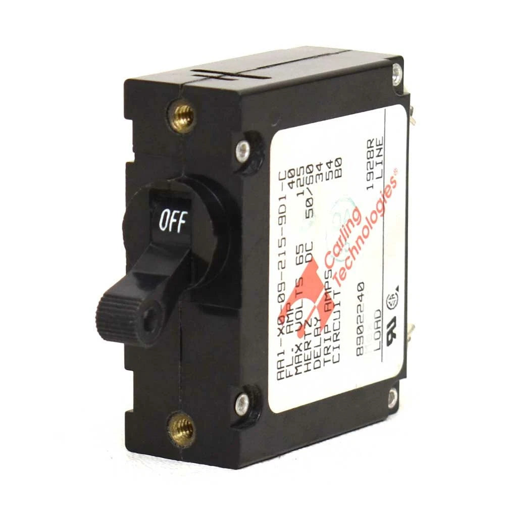 Carling Boat Toggle Circuit Breaker AA1-X0-09-215- 9D1-C - 125V 40A