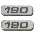 MasterCraft Boat Raised Decals 758141 - Prostar 190 Stickers (pair)