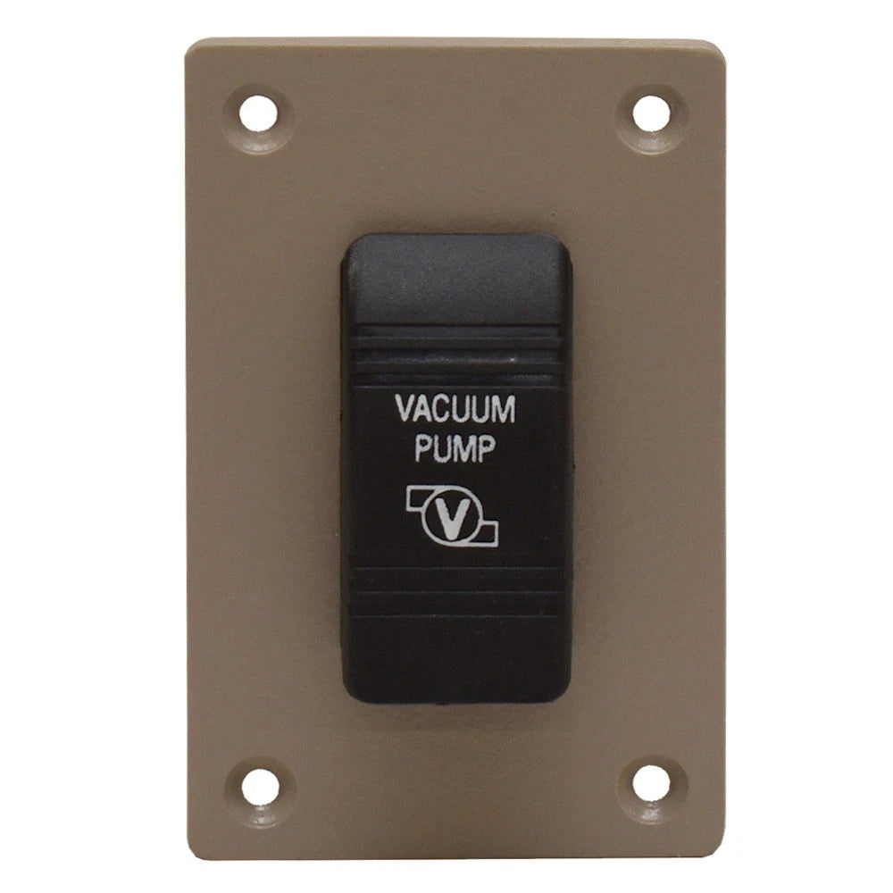 Regal Boat Vacuum Pump Rocker Switch Panel 83229 - Aluminum