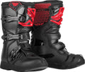 Fly Racing Youth Maverik Offroad Motorcycle Boots Size 5 Red/Black