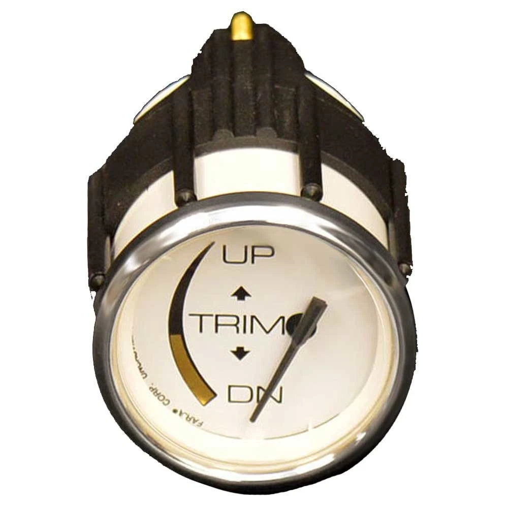Faria Boat Trim Gauge GP7651A - Mercury 2 Inch White