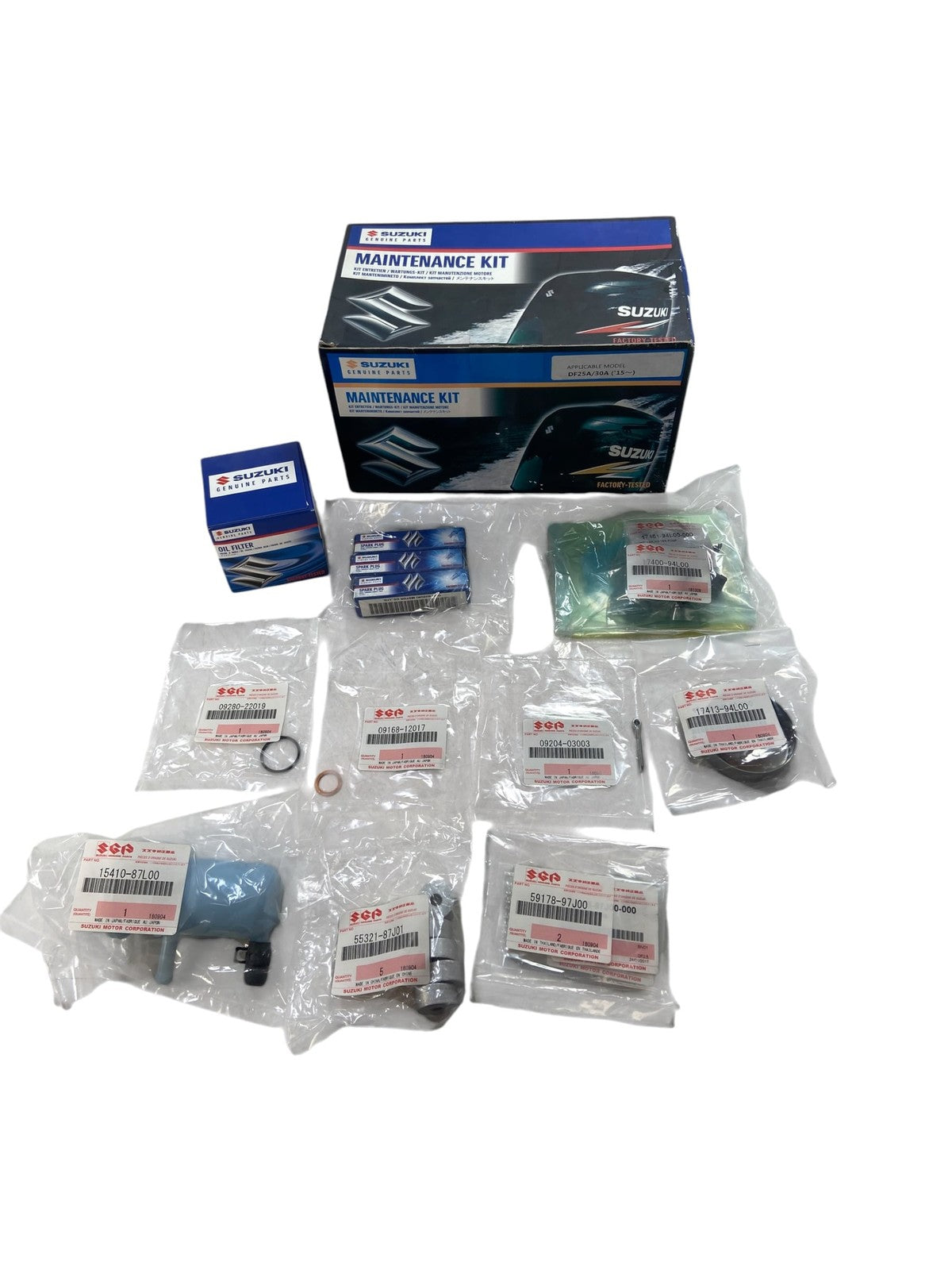 Suzuki 17400-94821, Maintenance Kit DF25A/30A ('15 ) OEM