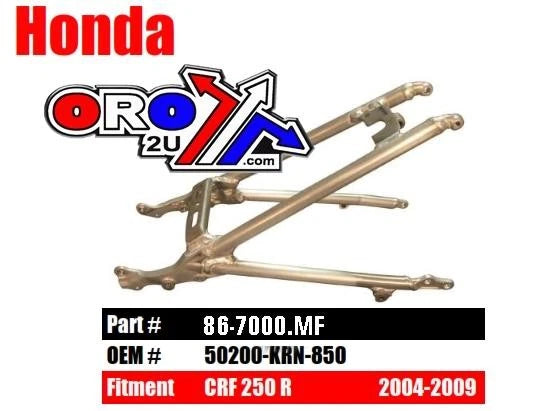 ALUMINIUM REAR SUBFRAME HONDA CRF250R 2006-2009