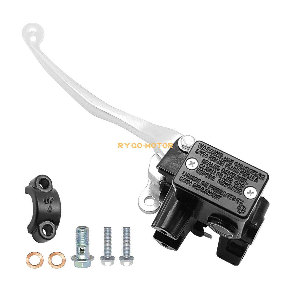 Left Rear Brake Master Cylinder Assembly for Yamaha Grizzly 550 YFM550 2009-2014 ATV
