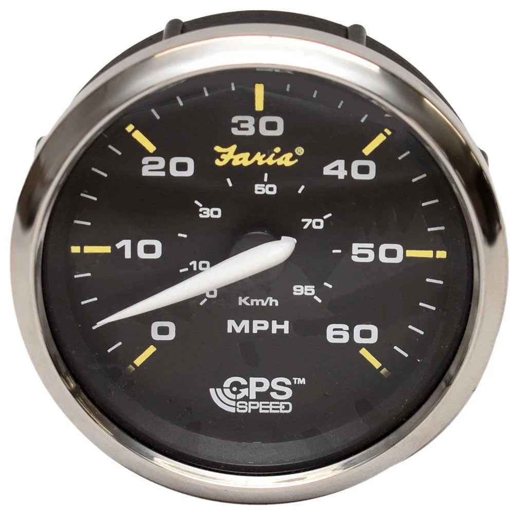 Faria Boat GPS Speedometer Internal Antenna SGP123A - 3 1/4 Inch