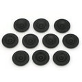 10-Pack Black Rubber Grease Plug Hub Dust Caps for AL-KO Trailer Camper RV Axle