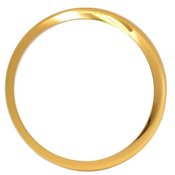 Malibu Boat Gauge Bezel 3729013 - 4 1/4 Inch Gold Plastic