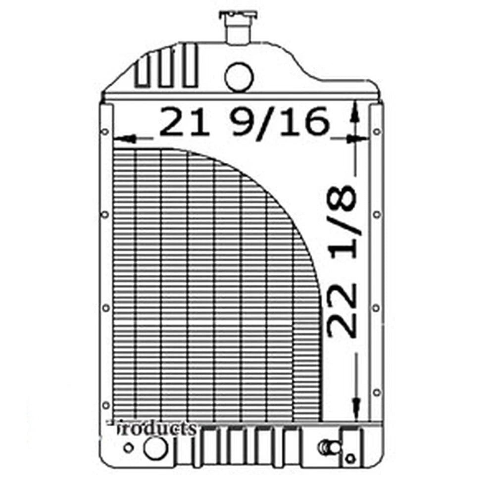 303369641 Radiator for White 2-85 2-105 Tractors