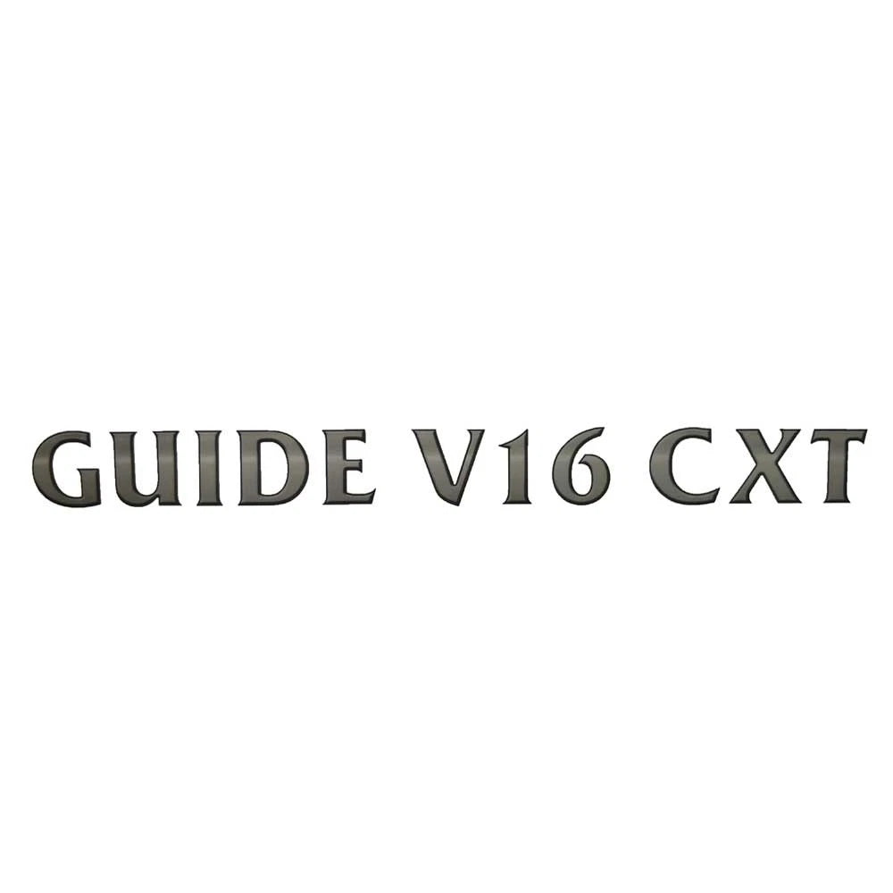 G3 Boat Emblem Decal Sticker - Guide V16 CXT Silver