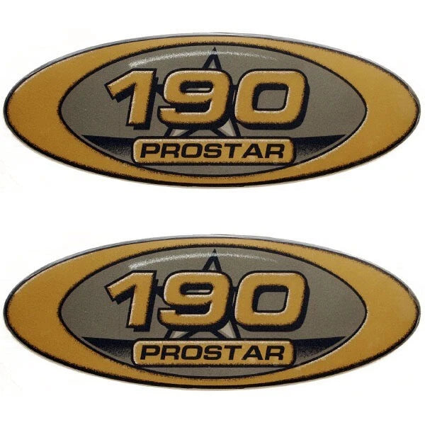 Mastercraft Boat Raised Decals 758220 - ProStar 190 Gold 13 1/2 Inch (pair)