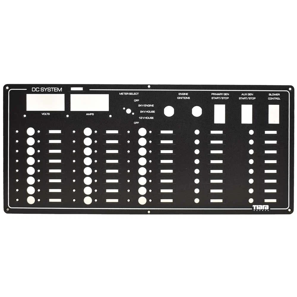 Tiara Boat Blank Breaker Panel 3314140 - DC System 22 1/4 X 10 Inch