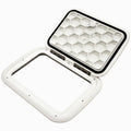 Jim Black Marine Boat Deck Hatch 581-1115-05 - 15 X 11 Inch Polar White