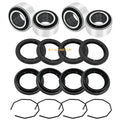 Front & Rear Wheel Hub Bearings Seals Kit for Arctic CAT ATV 400 500 2002-2004