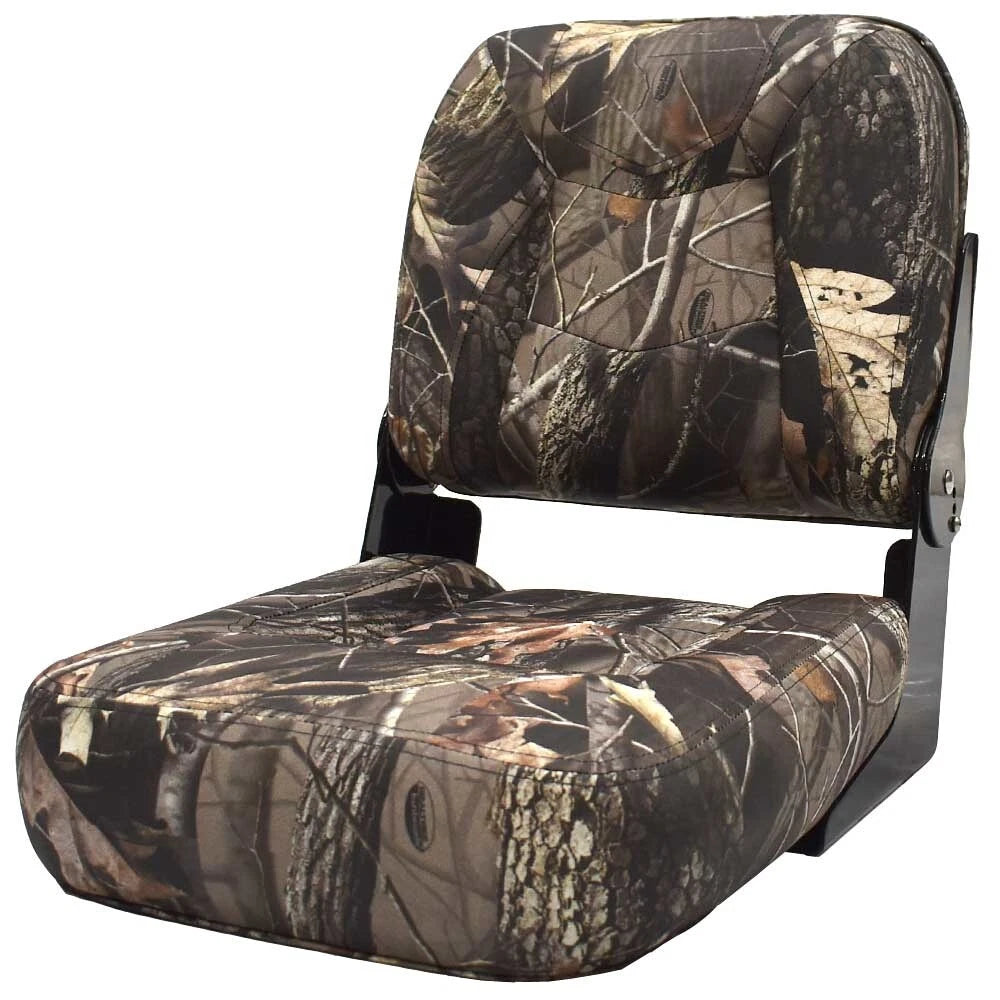 Crestliner Boat Center Folding Seat 2137101 - Hardwoods Camouflage