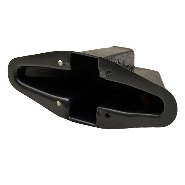 Accon Boat Lift Up Cleat Housing - 8 Inch Black Plastic with Drain Fitting