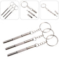 Portable Eyeglass Repair Tool Set for Cross & Flat Head Screwdrivers with