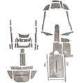 Moomba Boat Non-Skid Floor Mat Kit - MJ Max Concrete Gray 2022