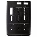 Carver Boat Blank Breaker Panel 5765716-D - Black Aluminum