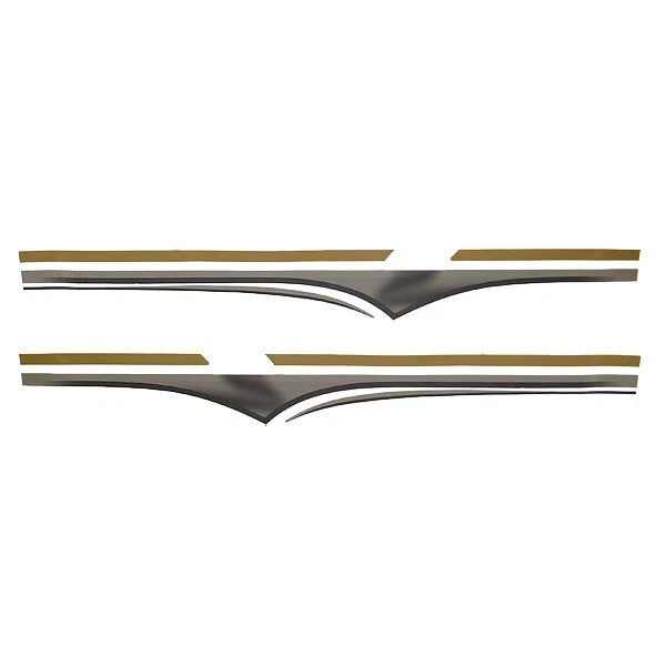 Larson Boat Graphic Decal 0572706 - Metallic Gold Stickers (set of 2)