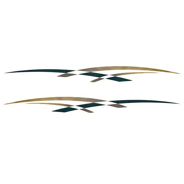 Rinker Boat Graphic Decal VS811801-01GR - Captiva 192 - 212 (set of 2)