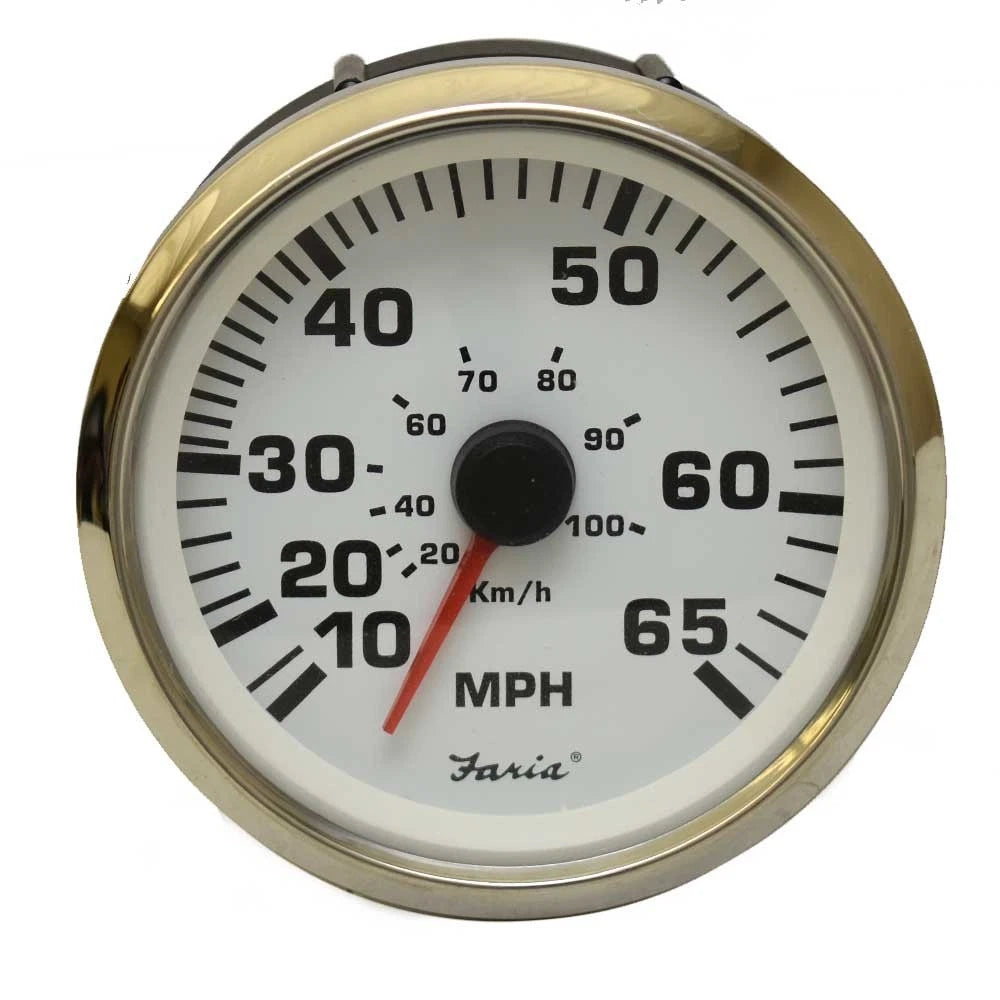 Faria Boat Speedometer Gauge SE9838A - Stingray 3 1/4 Inch