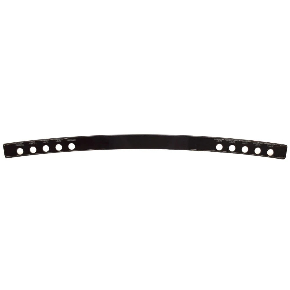 Cobalt Boat Blank Switch Panel 415538 - Backlit Acrylic Black